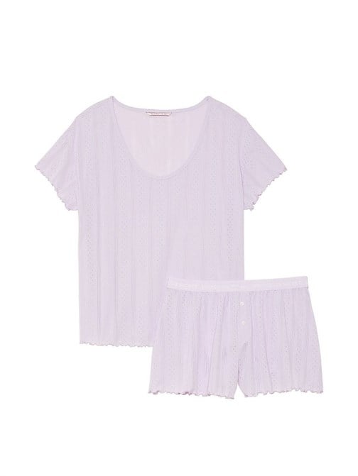 Pointelle Kısa Pijama Takımı