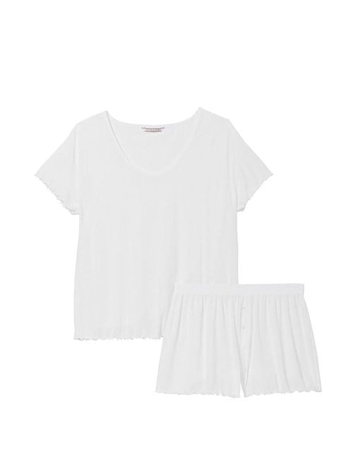 Pointelle Kısa Pijama Takımı