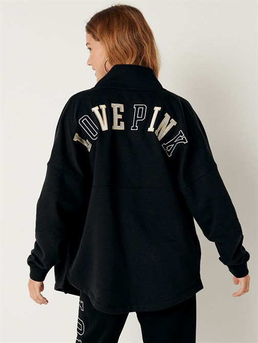 Polar Oversize Fermuarlı Sweatshirt