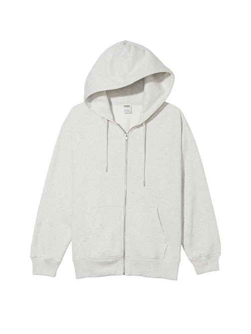 Premium Polar Oversize Fermuarlı Kapüşonlu Sweatshirt
