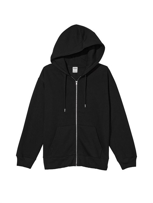 Premium Polar Oversize Fermuarlı Kapüşonlu Sweatshirt