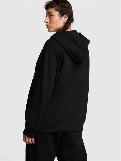 Premium Polar Oversize Fermuarlı Kapüşonlu Sweatshirt
