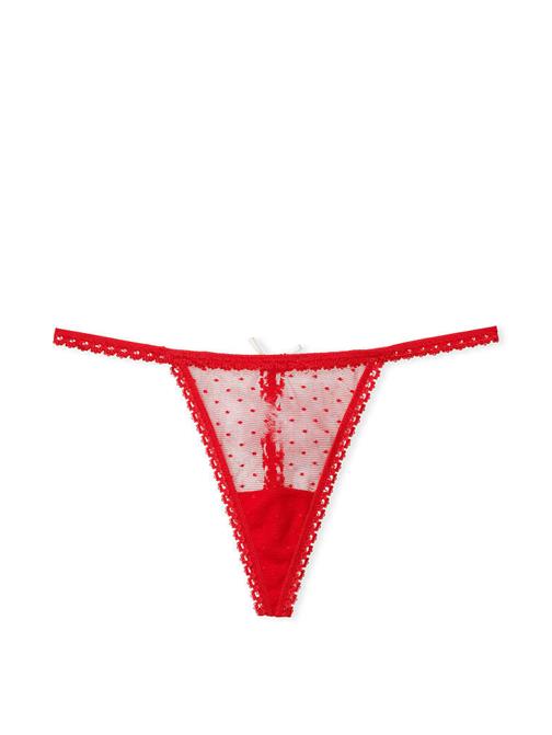 Puantiyeli Ponponlu V-String Külot