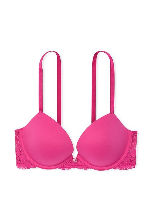 Pürüzsüz Dantelli Push-Up Sütyen