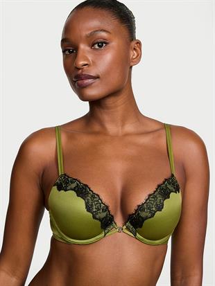 Pürüzsüz Dantelli Push-Up Sütyen