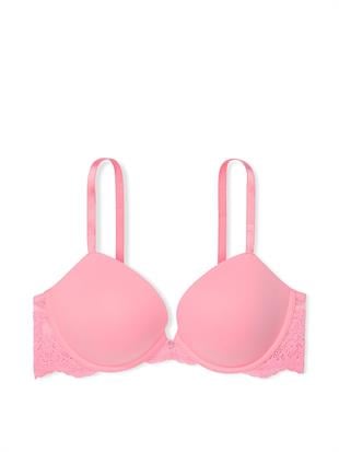 Pürüzsüz Dantelli Push-Up Sütyen