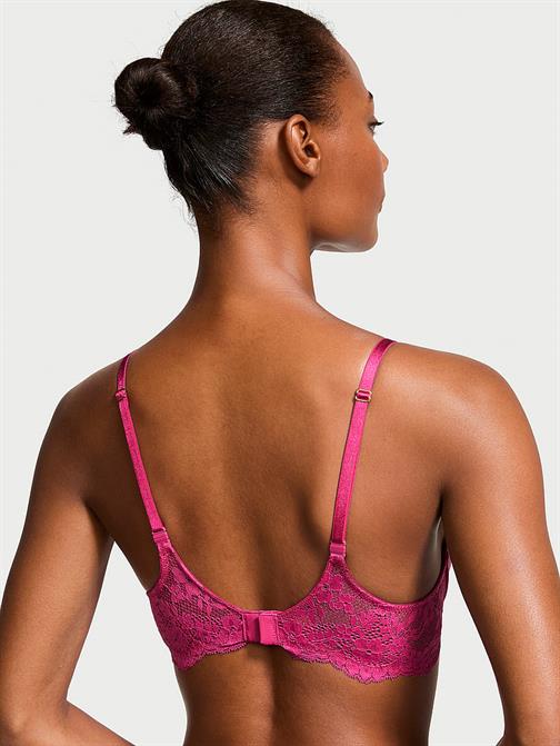 Pürüzsüz Dantelli Push-Up Sütyen
