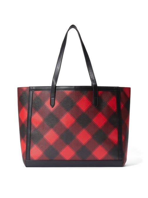 Red Buffalo Check Holiday Tote Çanta