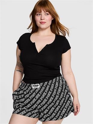 Ribanalı Henley Tişört
