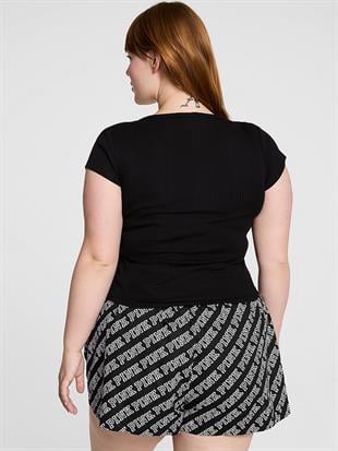 Ribanalı Henley Tişört