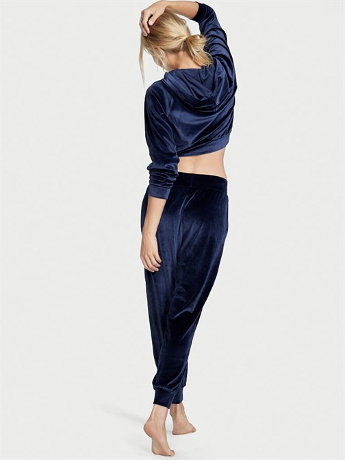 Ribanalı Kadife Jogger
