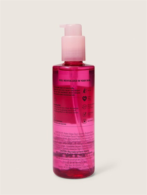 Rosewater Oil Vegan Kolajenli Canlandırıcı Vücut Yağı