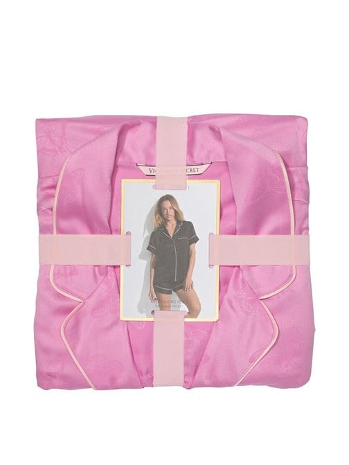 Saten Kısa Pijama Set