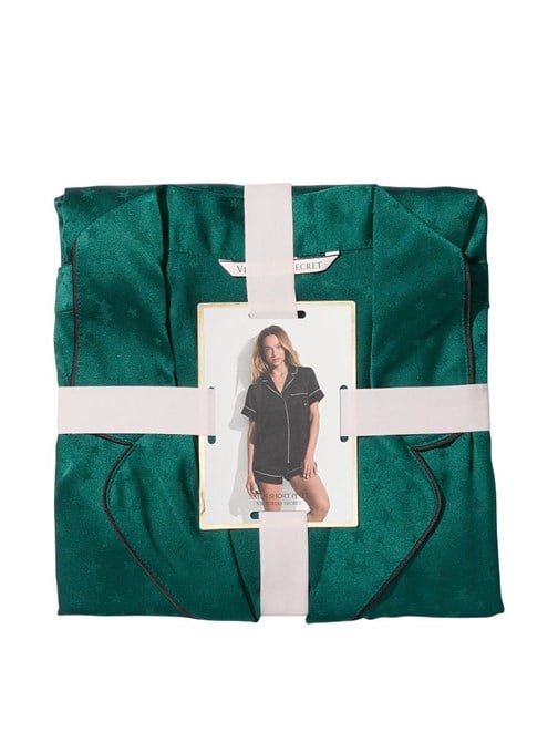 Saten Kısa Pijama Takımı