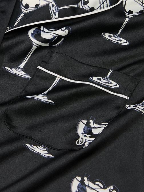 Saten Kısa Pijama Takımı