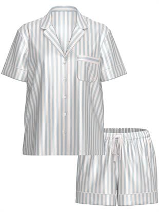 Saten Kısa Pijama Takımı