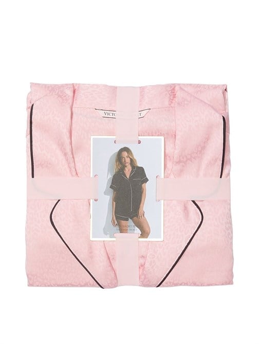 Saten Kısa Pijama Takımı