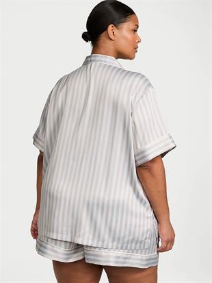 Saten Kısa Pijama Takımı