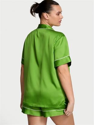 Saten Kısa Pijama Takımı