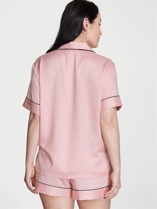 Saten Kısa Pijama Takımı