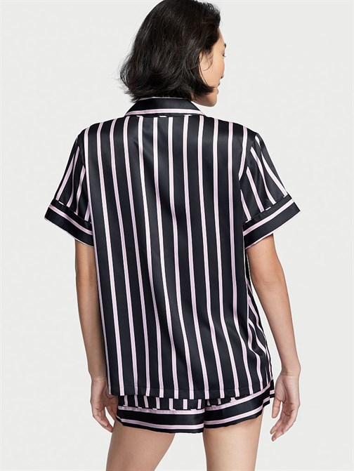 Saten Kısa Pijama Takımı