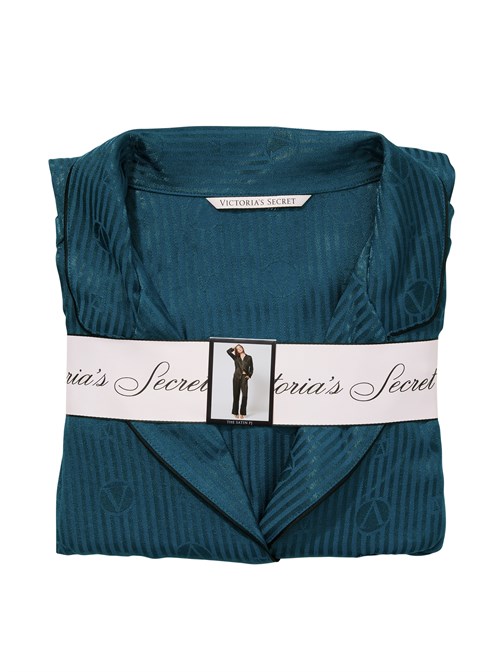 Saten Pantolonlu Pijama Takımı