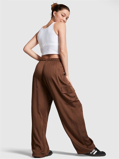 Saten Paraşüt Pantolon