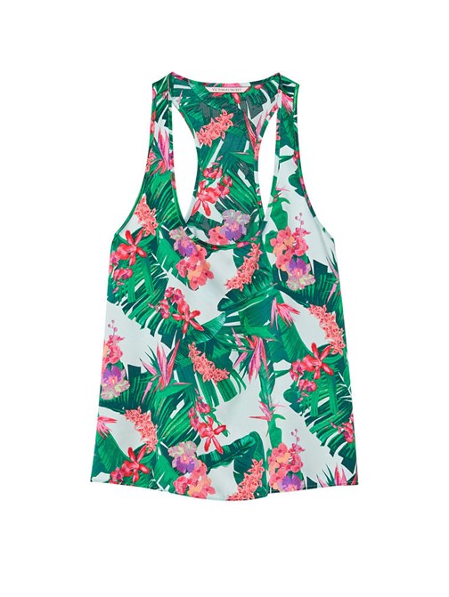 Saten Racerback Atlet