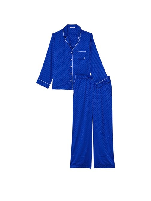 Saten Uzun Pijama Takımı