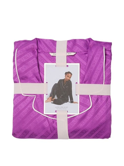 Saten Uzun Pijama Takımı