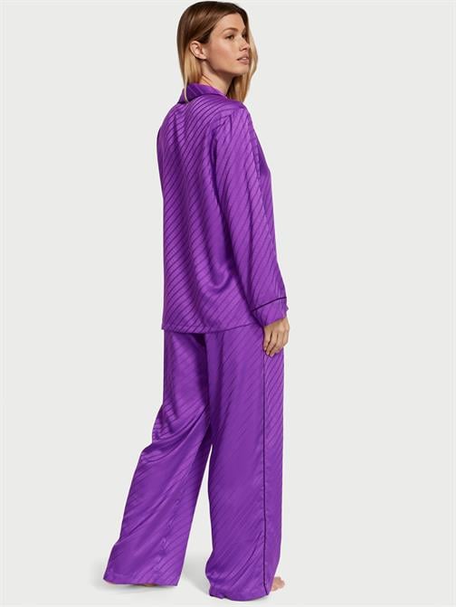 Saten Uzun Pijama Takımı