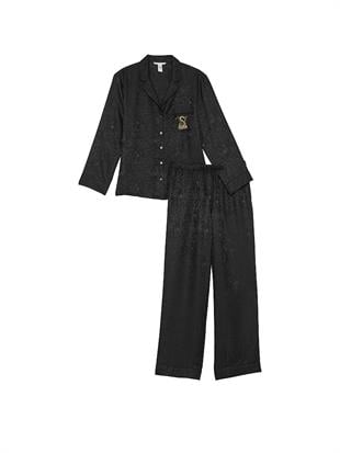 Saten Uzun Pijama Takımı