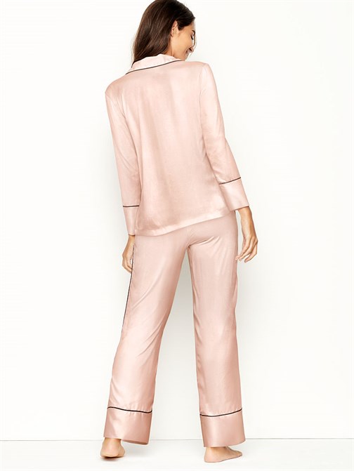 Satin Long PJ Set