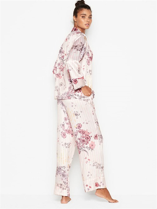Satin Long PJ Set