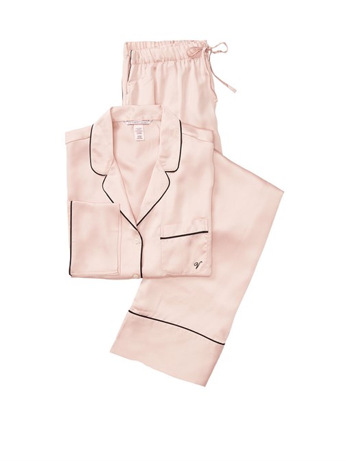 Satin Long PJ Set