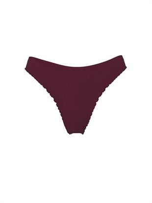 Seamless Derin Bacak Kesim Tanga
