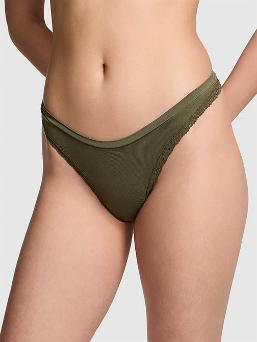 Seamless Derin Bacak Kesim Tanga