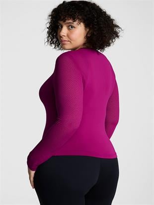 Seamless Drapey Uzun Kollu Tişört