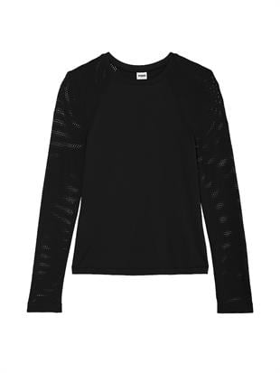 Seamless Drapey Uzun Kollu Tişört