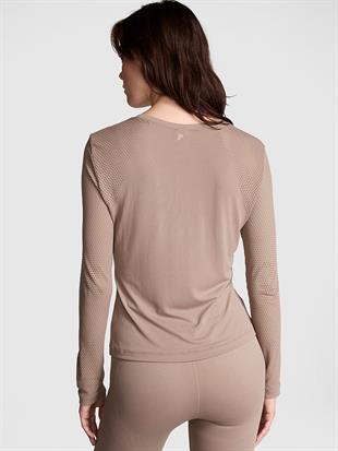 Seamless Drapey Uzun Kollu Tişört