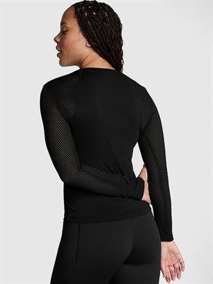 Seamless Drapey Uzun Kollu Tişört