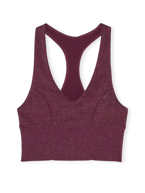 Seamless Işıltılı Dekolteli Racerback Sporcu Sütyeni