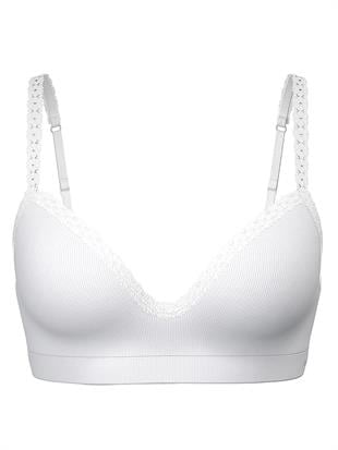 Seamless Ribanalı Balensiz Push-Up Sütyen