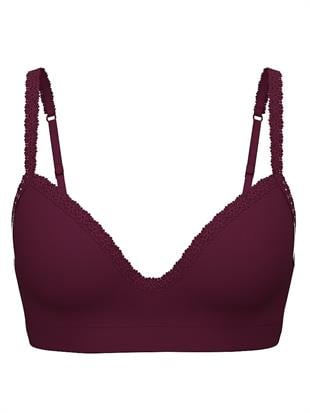 Seamless Ribanalı Balensiz Push-Up Sütyen