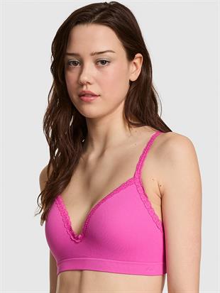Seamless Ribanalı Balensiz Push-Up Sütyen