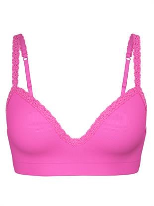 Seamless Ribanalı Balensiz Push-Up Sütyen