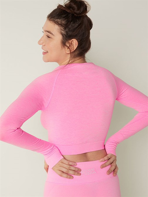 Seamless Workout Cropped Crew
