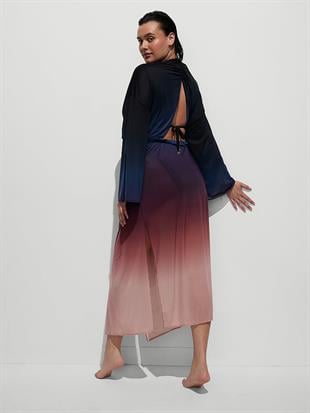 Siren Sunset Ombré Uzun Sabahlık