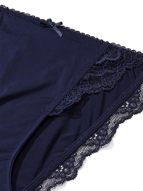 Smooth Dantelli Askılı Bikini Külot