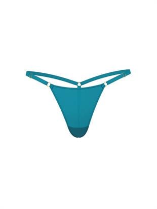 Smooth High-Leg Adjustable V-String Panty